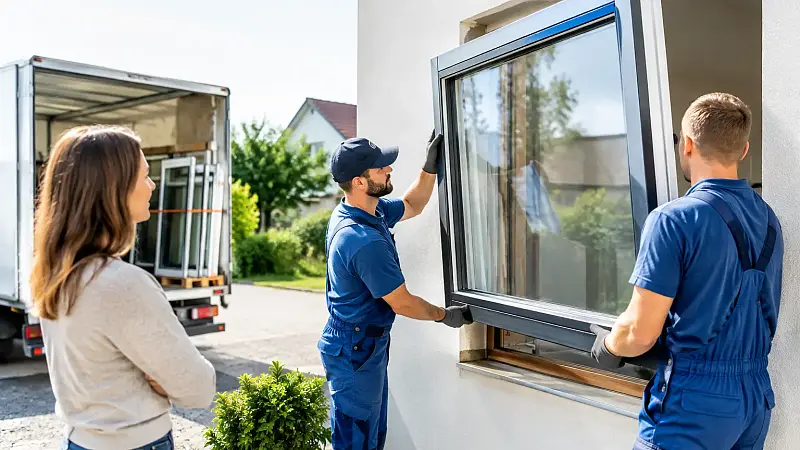 Fensterlieferung mit Montage vergleichen