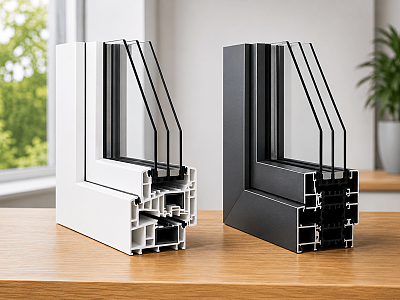 Finestre in PVC o in alluminio?