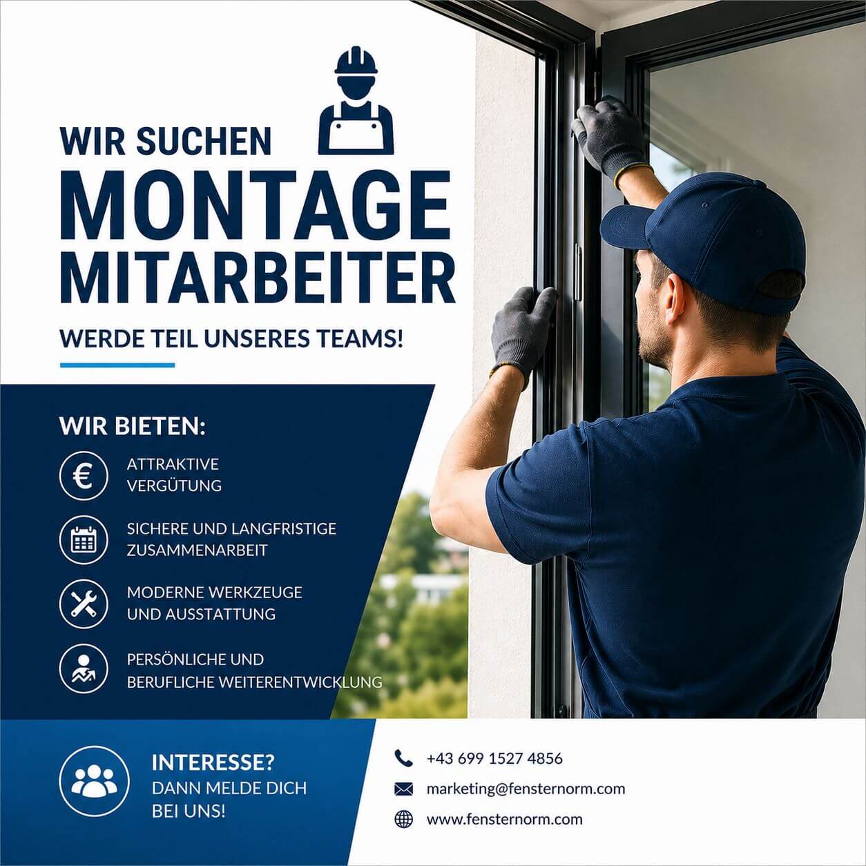 Montage Mitarbeiter gesucht